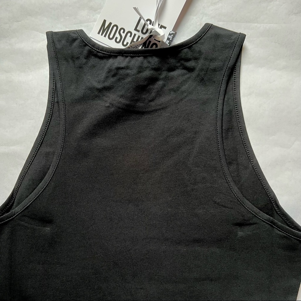 Love Moschino Logo Tank Top Black - Picture 4 of 10